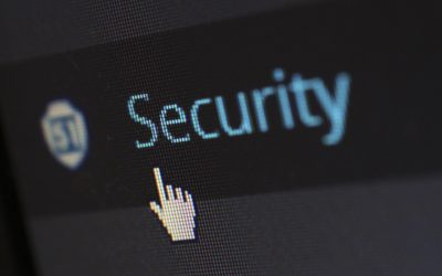 Segurança de dados: imagem de um cursos sobre a palavra security